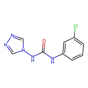 1-(3-chlorophenyl)-3-(1,2,4-triazol-4-yl)urea structure