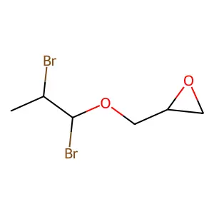 1,2-Dibromopropyl glycidyl ether structure