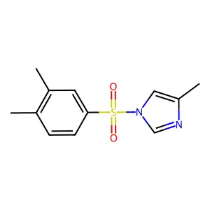 1-[(3,4-dimethylphenyl)sulfonyl]-4-methyl-1H-imidazole structure