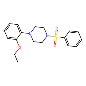 1-(2-ethoxyphenyl)-4-(phenylsulfonyl)piperazine structure
