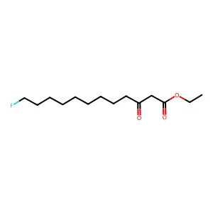 Ethyl 12-fluoro-3-oxododecanoate structure