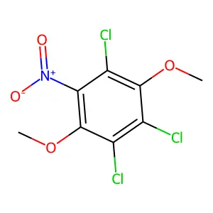 1,2,4-Trichloro-3,6-dimethoxy-5-nitrobenzene structure