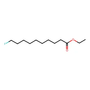 Ethyl 10-fluorodecanoate structure