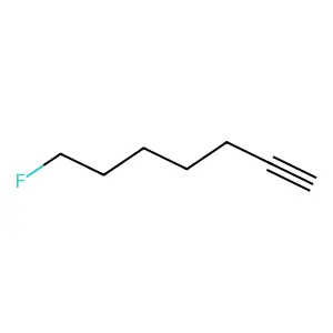 7-Fluoro-1-heptyne structure