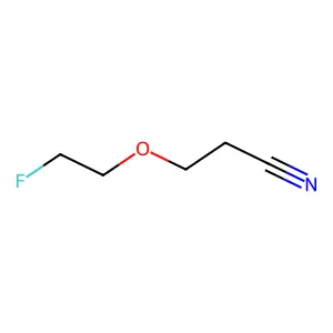 Propionitrile, 3-(2-fluoroethoxy)- structure