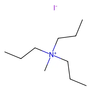 Tripropylmethylammonium structure