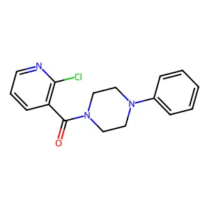 1-(2-CHLORONICOTINOYL)-4-PHENYLPIPERAZINE structure