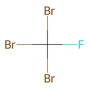 Tribromofluoromethane structure