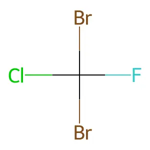 Dibromochlorofluoromethane structure
