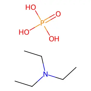 N,N-diethylethanaminephosphoric acid structure