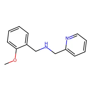 1-(2-methoxyphenyl)-N-(pyridin-2-ylmethyl)methanamine structure