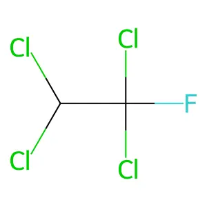Compound C2HCl4F structure