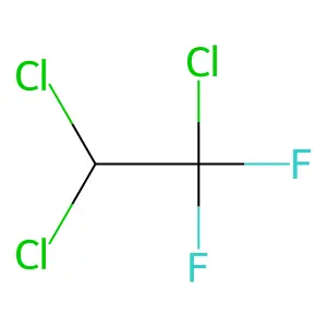 1,2,2-Trichloro-1,1-difluoroethane structure