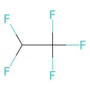 PENTAFLUOROETHANE structure