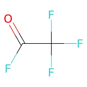 Trifluoroacetyl fluoride structure