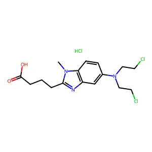 Bendamustine hydrochloride structure