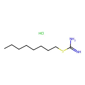 octyl carbamimidothioatehydrochloride structure