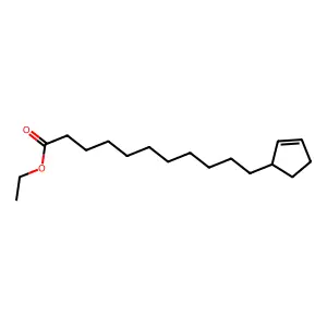 Ethyl 11-(cyclopent-2-en-1-yl)undecanoate structure