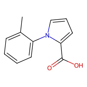 1-(2-methylphenyl)pyrrole-2-carboxylic acid structure