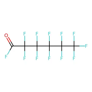 Perfluorohexanoyl fluoride structure