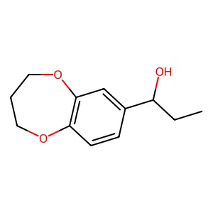 1-(3,4-dihydro-2h-1,5-benzodioxepin-7-yl)propan-1-ol structure