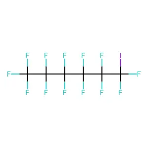 Perfluorohexyl iodide structure