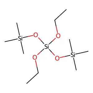 Silicic acid, diethyl bis(trimethylsilyl) ester structure