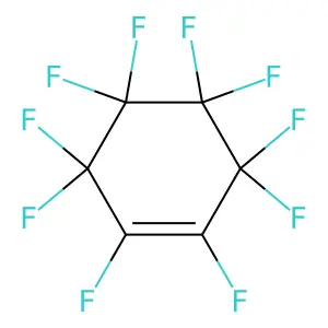 Perfluorocyclohexene structure
