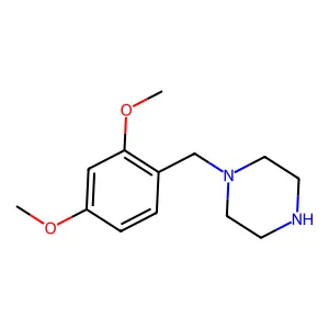 1-(2,4-dimethoxybenzyl)piperazine structure