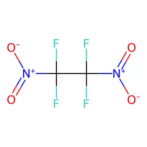 1,1,2,2-Tetrafluoro-1,2-dinitroethane structure
