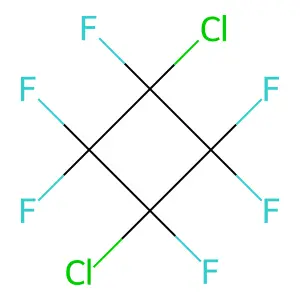 1,3-Dichlorohexafluorocyclobutane structure