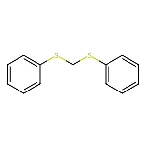 phenylsulfanylmethylsulfanylbenzene structure