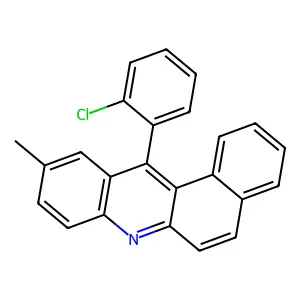 12-(2-chlorophenyl)-10-methylbenzo[a]acridine structure
