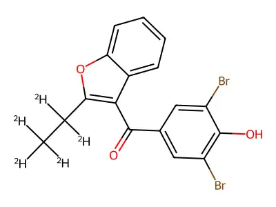 benzbromarone structure