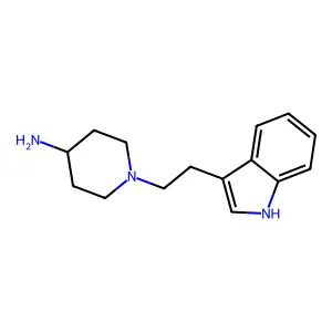 1-[2-(1H-indol-3-yl)ethyl]piperidin-4-amine structure