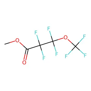 methyl 2,2,3,3-tetrafluoro-3-(trifluoromethoxy)propanoate structure