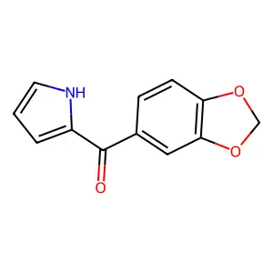 1,3-benzodioxol-5-yl(1H-pyrrol-2-yl)methanone structure