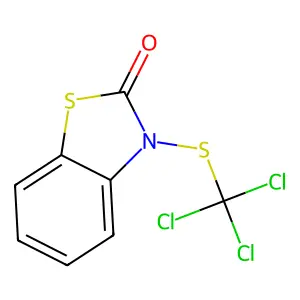 N-Trichloromethylthiobenzothiazolone structure