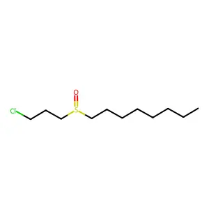 1-(3-chloropropylsulfinyl)octane structure
