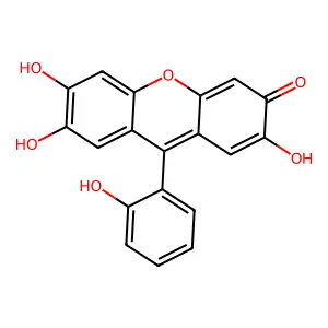 Compound C19H12O6 structure