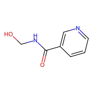 N-(Hydroxymethyl)nicotinamide structure