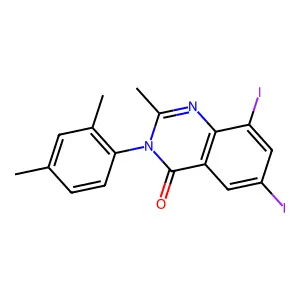 Compound C17H14I2N2O structure