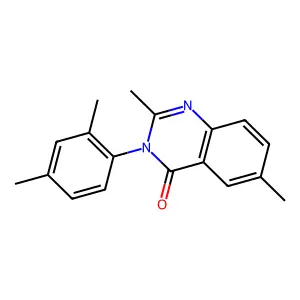 4(3H)-Quinazolinone, 3-(2,4-dimethylphenyl)-2,6-dimethyl- structure