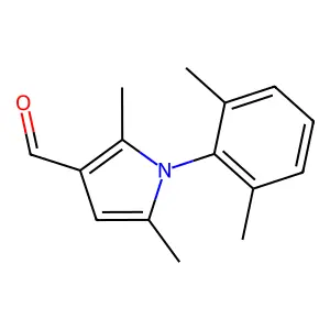 1-(2,6-dimethylphenyl)-2,5-dimethylpyrrole-3-carbaldehyde structure