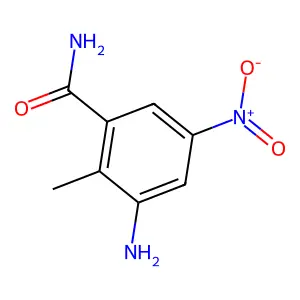 3-Amino-2-methyl-5-nitrobenzamide structure