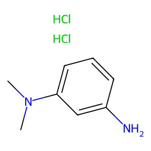 N,N-Dimethyl-m-phenylenediamine dihydrochloride structure