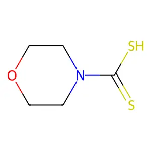 morpholine-4-carbodithioic acid structure