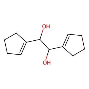 1,2-di(cyclopenten-1-yl)ethane-1,2-diol structure