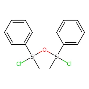 1,3-Dichloro-1,3-dimethyl-1,3-diphenyldisiloxane structure