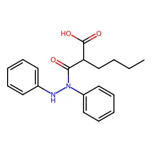 Bumadizone structure